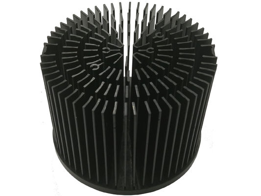 теплоотвод СИД 100mm, радиатор СИД 100mm, радиатор СИД 35Watt, 35W холодный выкованный heatsink, ковка вхолодную heatsink 35W