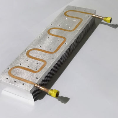 Теплоотвод IGBT трубки меди Enbeded электронный для водяного охлаждения