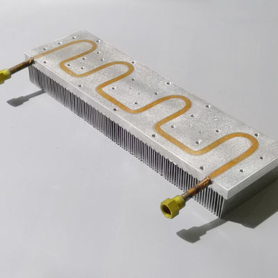 Теплоотвод IGBT трубки меди Enbeded электронный для водяного охлаждения