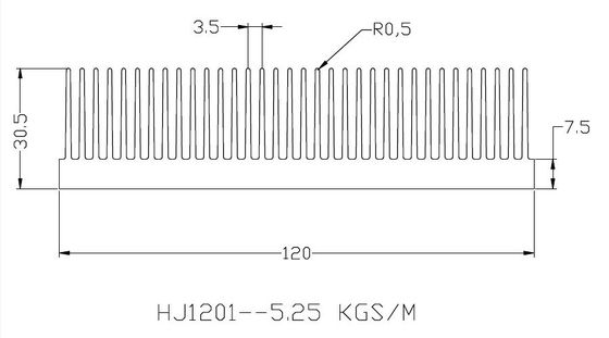 Крася теплоотвод охлаженный водой радиатора 120x30x250mm для минирования
