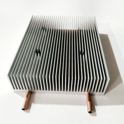 Анодируя теплоотвод воды крутой с медной трубкой 120x36x150MM