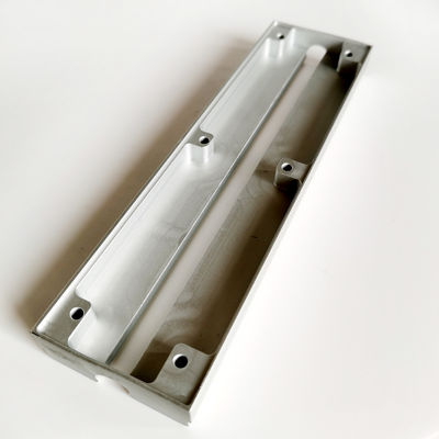 Sandblasting алюминиевый серебр частей CNC филируя анодировал прочное